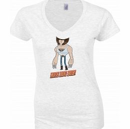 Nice Rug White Womens T-Shirt Medium