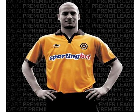  2010-11 Wolves Burrda Home Football Shirt