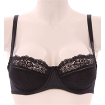 Wonderbra Black Lace Desire Balconette Bra