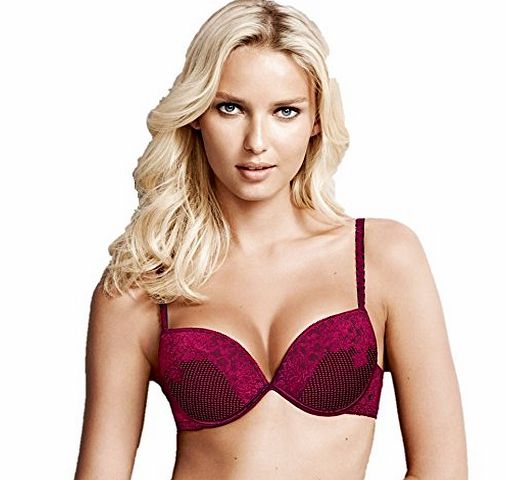 Wonderbra Full Effect Lace Bra W8174 Precious Red 34C