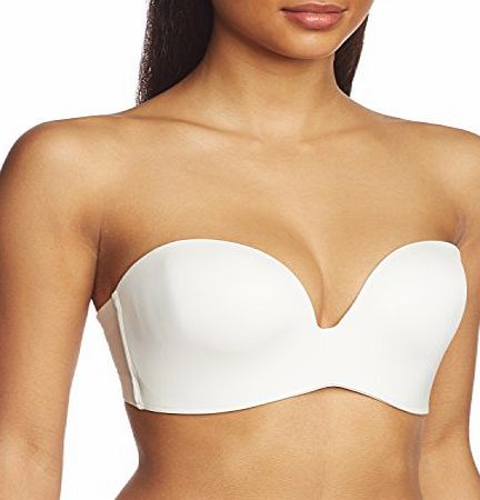 Wonderbra  Womens Perfect Strapless BH 8620 Strapless Plain Everyday Bra, Beige (Ivory 1308), 36B (Manufacturer size: 80 B)