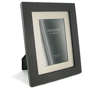 Wood and Aluminium 4 x 6 Photo Frame