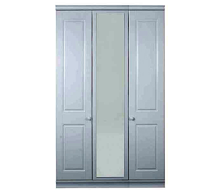 Caxton Furniture Henley Mirrored Triple Wardrobe