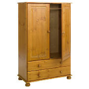 Woodbury Junior Wardrobe, Antiqued Pine