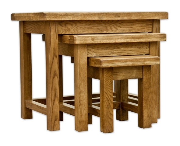 Woodbury Oak Nest of Tables