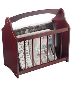 Wooden Magazine Rack