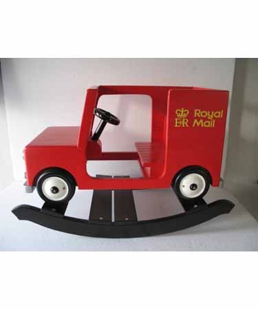 Wooden Rockers Licenced Postman Pat Rocking Van