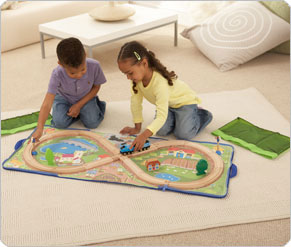 Foldaway Train Set and Carry Mat