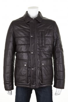 Leather Puffa Coat