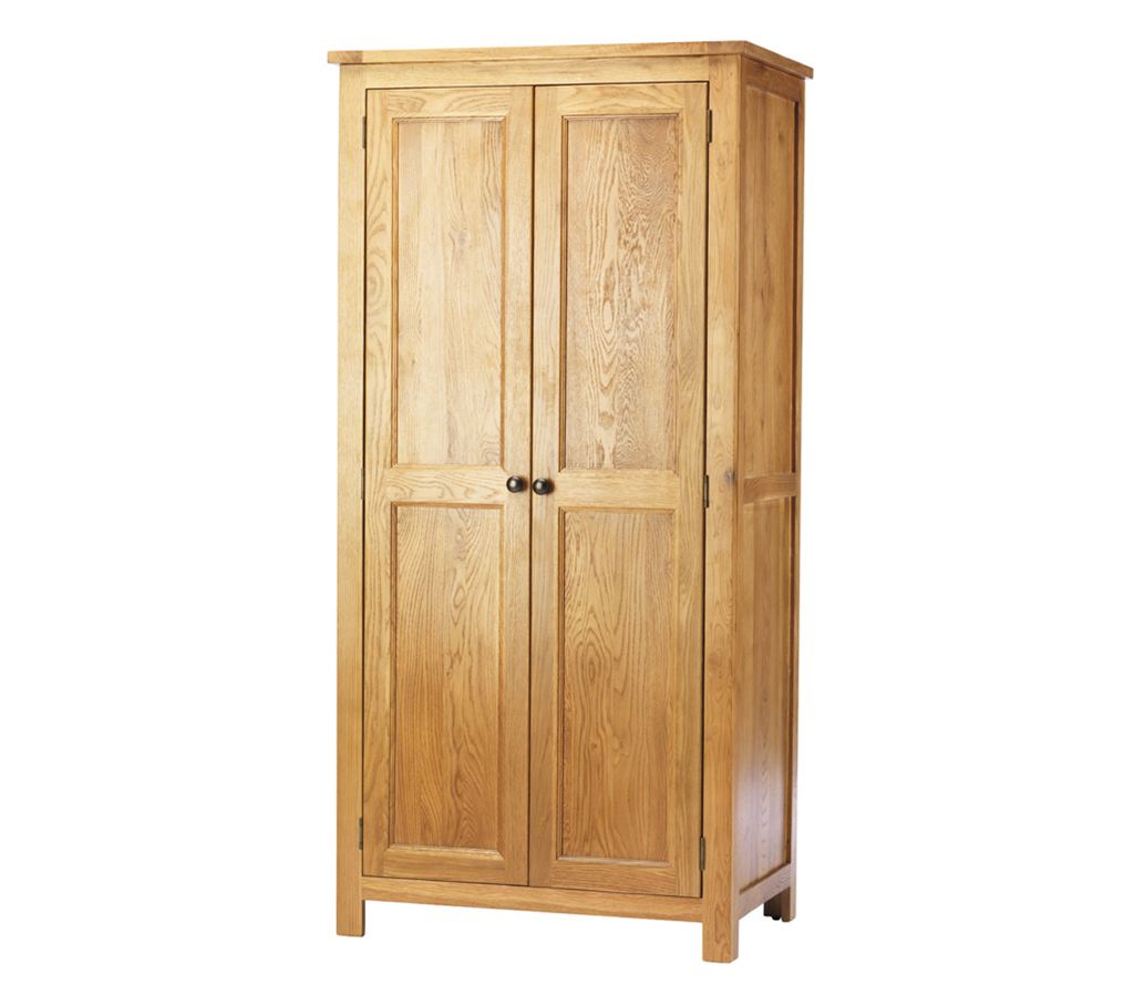 Woodland Oak 2 door wardrobe