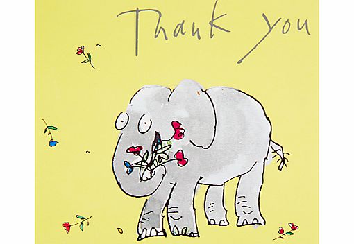 Woodmansterne Zagazoo Elephant Thank You