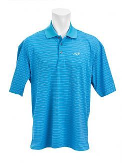 ERNIE ELS WOODWORM GOLF PERFORMANCE STRIPE SHIRT Red / Large