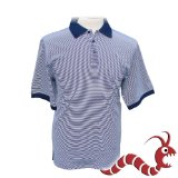 NEW Woodworm Golf Clothes STRIPE Navy/White XL