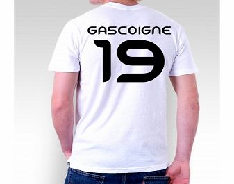 Gazza 19 White T-Shirt Medium ZT