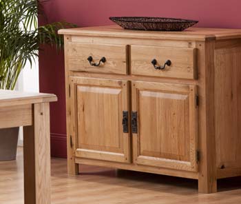 Otley 2 Door 2 Drawer Sideboard in American Oak