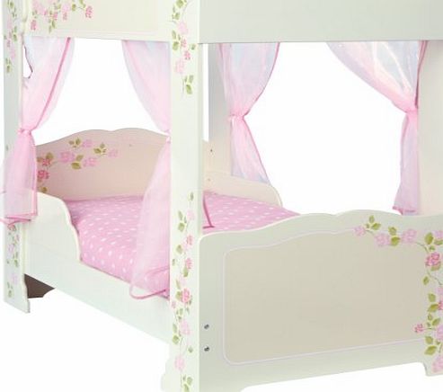 Generic Rose 4-Poster Toddler Bed