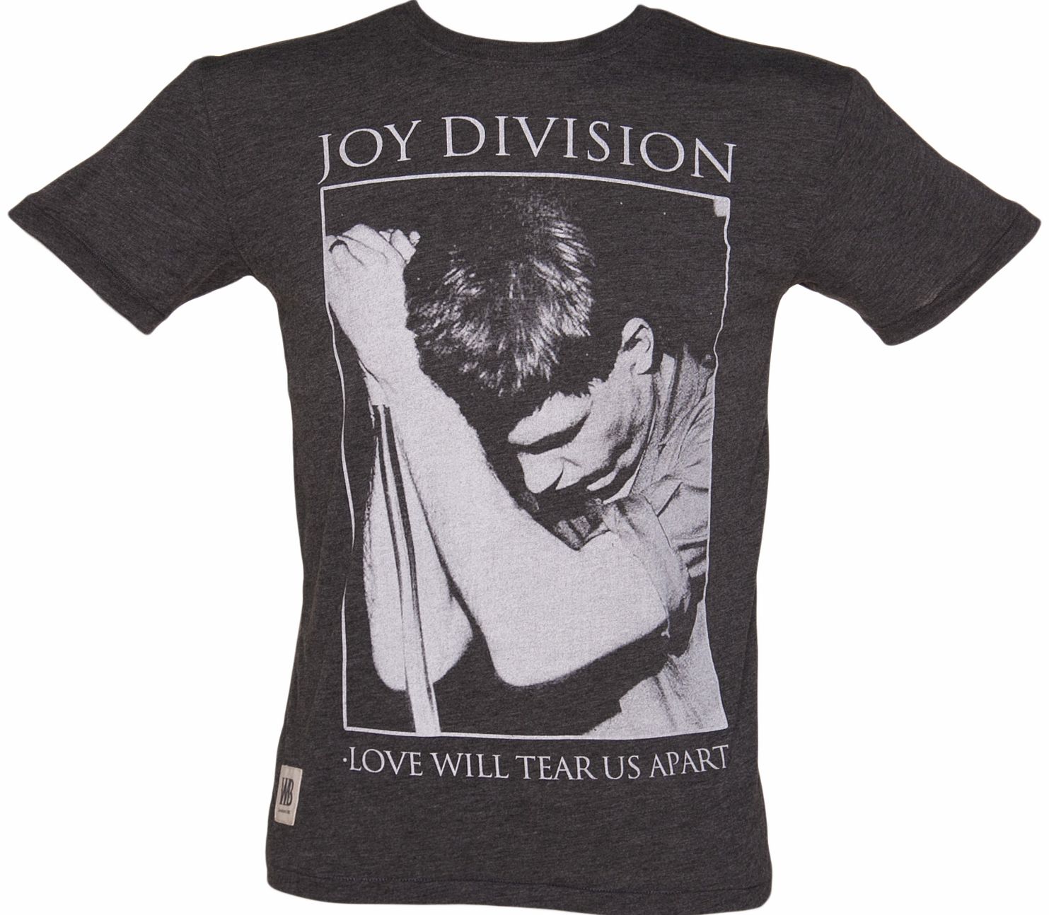 Mens Charcoal Ian Curtis Joy Division Poster