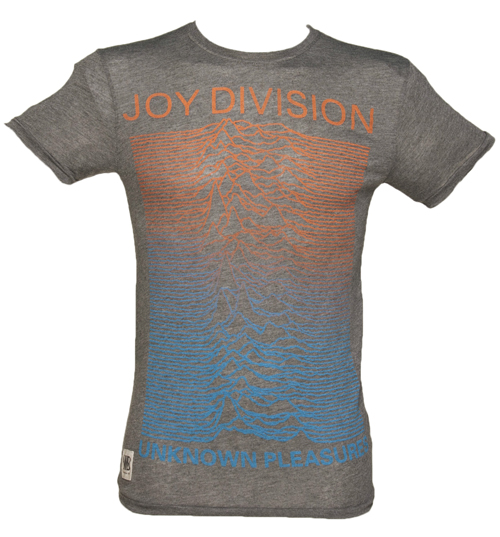 Mens Grey Marl Unknown Pleasures Joy