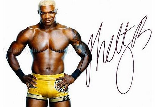 Wrestling Autographs SHELTON BENJAMIN - WWE / ECW Wrestler GENUINE AUTOGRAPH