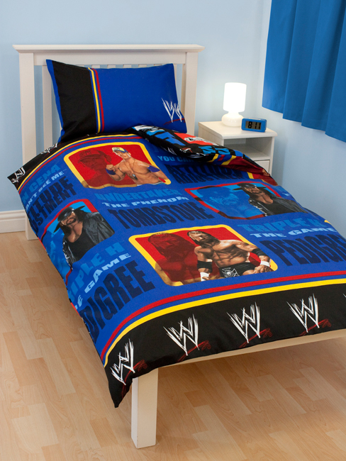 WWE Wrestling Trio Reversible Rotary Duvet Cover