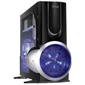 X-CLIO BLACK SUPER TOWER WITH WINDOW 2X25CM FANS