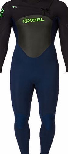 Xcel Mens Xcel Mens 4/3mm Axis X2 Chest Zip Wetsuit