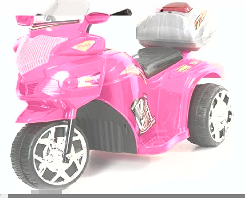 Xenta Pink 6V Ride On Police Trike