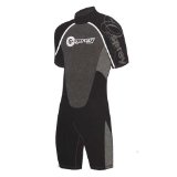 Osprey Mens OSX Shorty Wetsuit 174-180cm Black/Grey