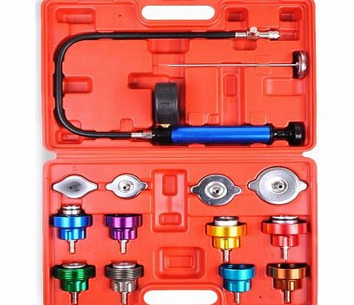 XXR Tools  GARAGE WORKSHOP RADIATOR RAD COOLING PRESSURE TEST TESTER KIT SET