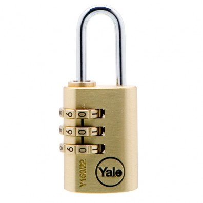 22mm Combination Padlock - 2 Pack