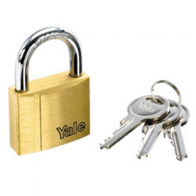 Yale 40mm Brass Padlock YE1/40/122/1