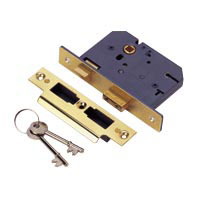 5 Lvr Mortice Sash Lock 76mm Pk 1