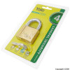 50mm Brass Open Shackle Padlock With 2 Keys