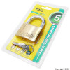 60mm Brass Open Shackle Padlock With 2 Keys