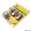 Chrome Plated Front Door Manual Deadlock 40mm