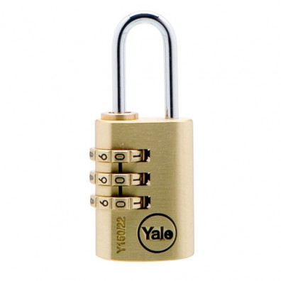 Combination 20mm Brass Padlock Y150/22/120/1