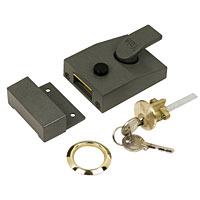 YALE Night Latch Grey 60mm Backset