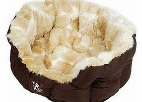 Yap Peluchi Giraffe Oval Pet Bed, 34 inch