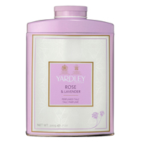 English Rose and Lavender Tinned Talcum Powder