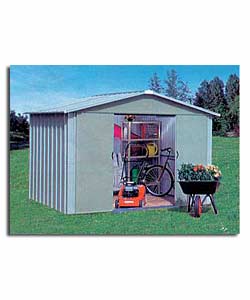 Deluxe 8 x 10ft Metal Garden Shed