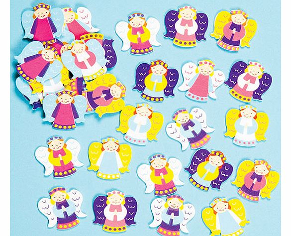 Angel Foam Stickers - Pack of 100