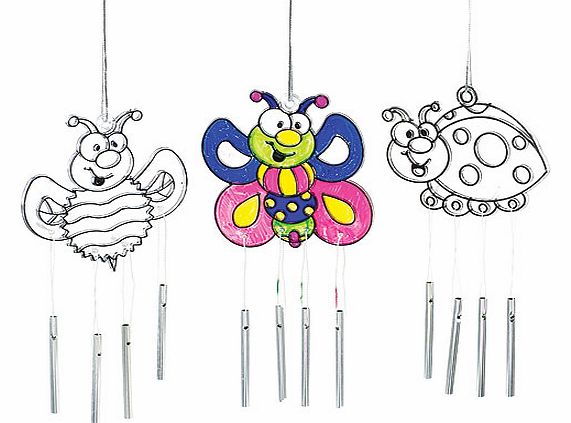 Bug Suncatcher Windchimes - Pack of 3