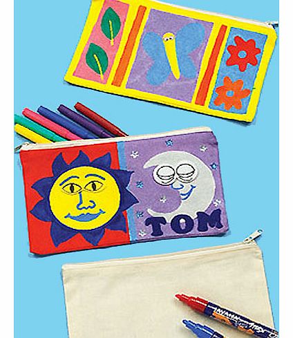 Design a Fabric Pencil Case - Pack of 5