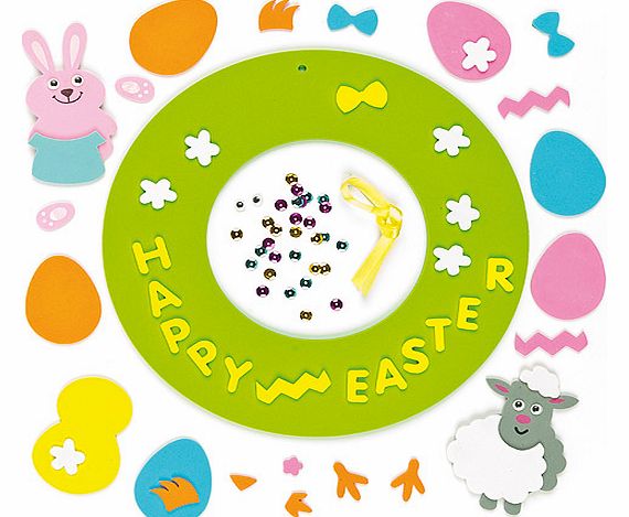 Easter Foam Wreath Decorations - Each