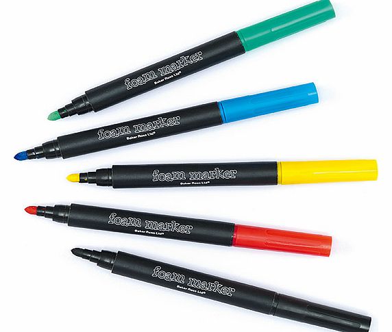 Fabulous Foam Markers - Set of 5