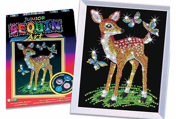 Fawn Junior Sequin Art - Each