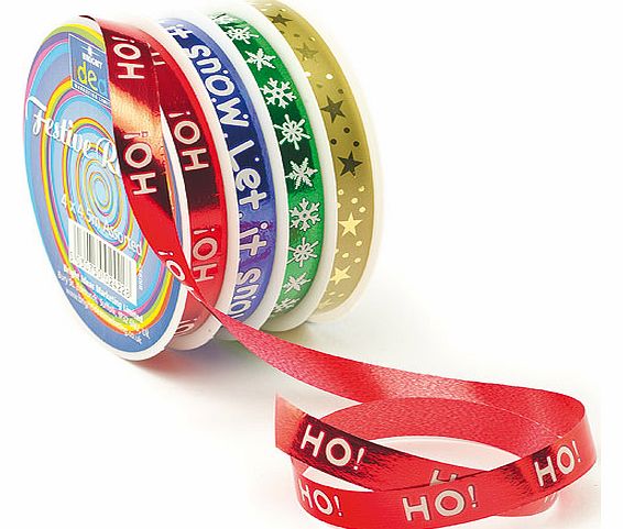 Festive Ribbon Spools - Per pack