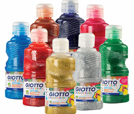 Giotto Glitter Paint - Dark Blue