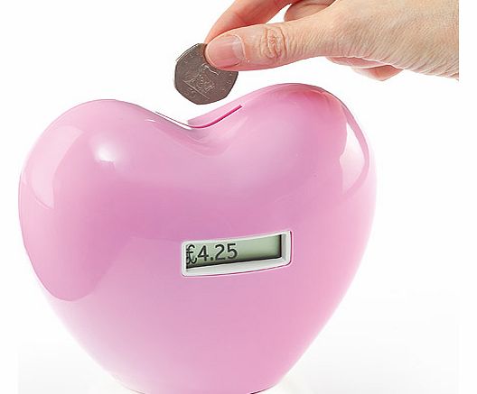 Heart Coin Counting Jar - Each