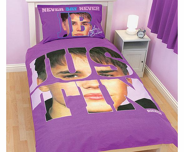 Justin Bieber Single Duvet Set - Each